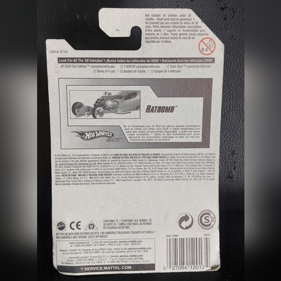 Rare Vintage/Retro Ratbomb Hot Wheels - Picture 4 of 5